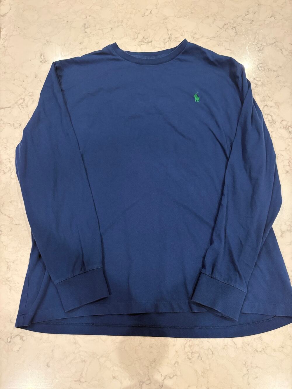 Ralph Lauren Polo Classic Fit Long Sleeve Navy Blue Shirt Men’s L